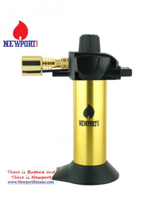 Newport Zero 5.5" Mini Torch - Gold and Black