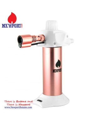 Newport Zero 5.5" Mini Torch - Rose Gold and White Newport Zero 5.5" Mini Torch - Rose Gold and White