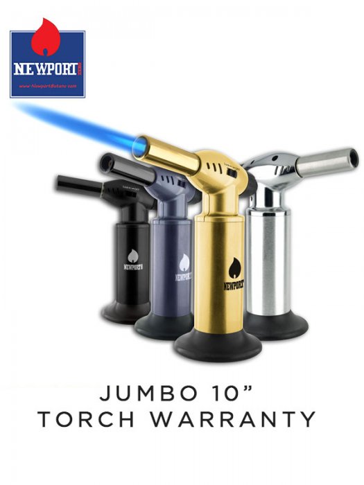 Newport Zero Torch Jumbo 10" Warranty
